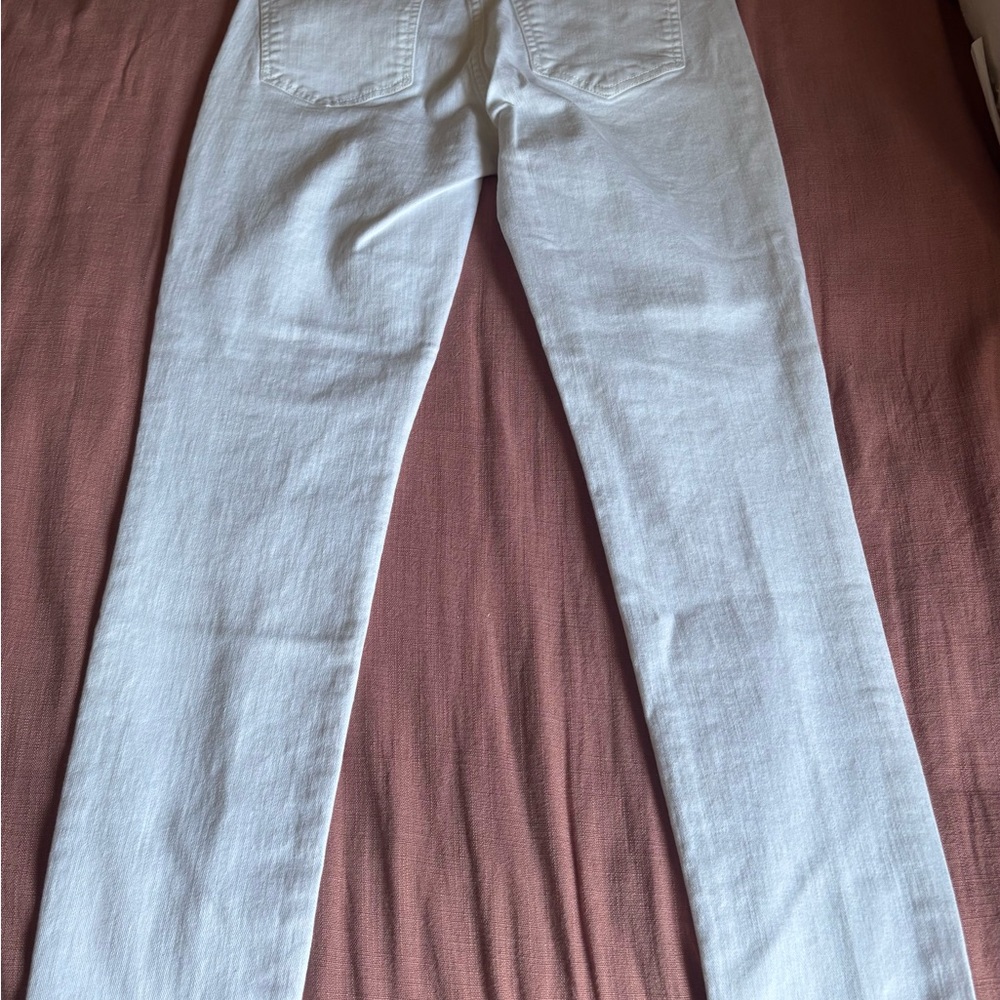 GAP White Straight Leg Jeans True Skinny Size 27 - Picture 6 of 6